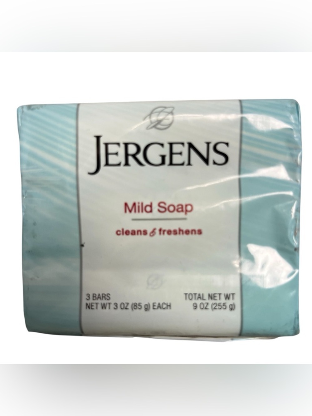 Jergens Mild Soap Bar - Light Blue - Pack of 3